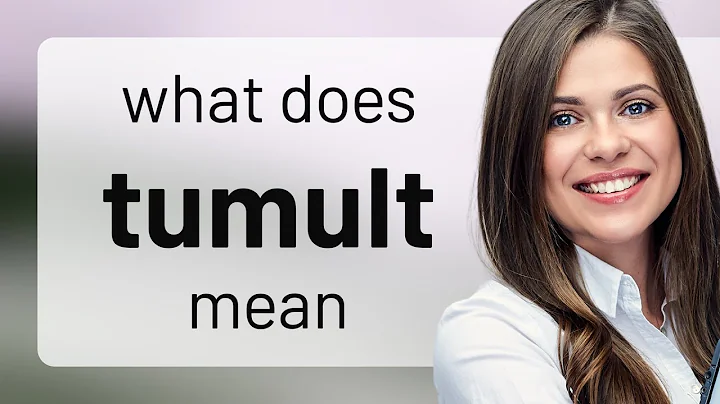 Tumult | definition of TUMULT