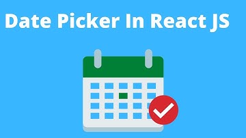 Date Picker in React JS