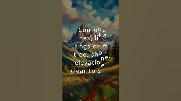 Elevation Rings Or  The Contour Line Song #learngeography #9thgrade #memorize