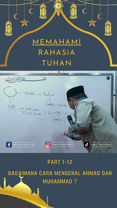 Bagaimana cara mengenal ahmad dan muhammad| Memahami Rahasia Tuhan - Ustadz Iswardi, S. Ag