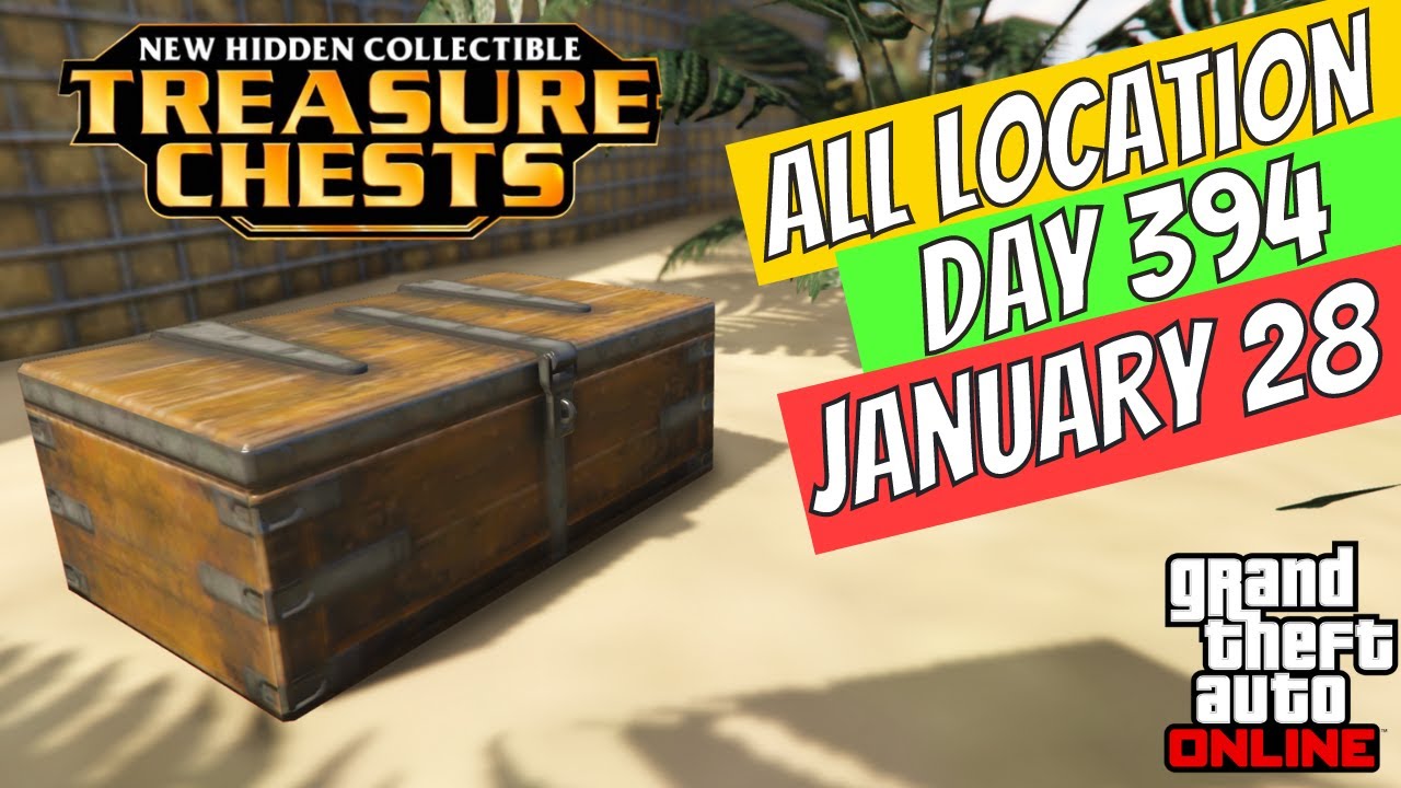 GTA Online Treasure Chest Locations January 28 DAY 394 ON THE CAYO