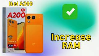 🧠 Increase RAM in Itel A200 – Virtual RAM Settings 📲