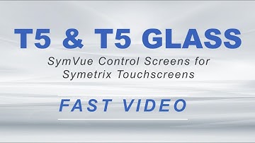 T5 & T5 Glass Touchscreens Fast Video