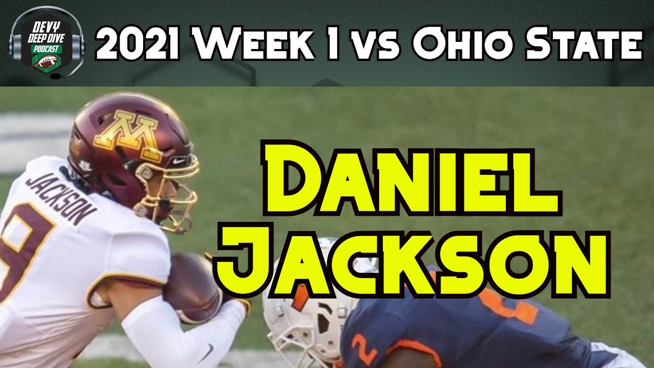 Minnesota WR Daniel Jackson vs OSU 2021