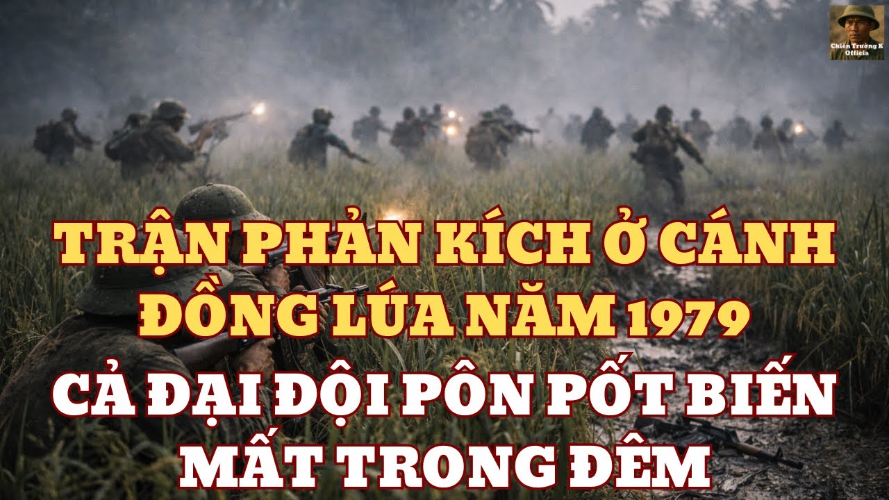 Trận PHẢN KÍCH Ở Cánh Đồng Lúa Năm 1979 - Cả Đại Đội Pôn Pốt BIẾN MẤT Không Còn Một Tên Trong Đêm |