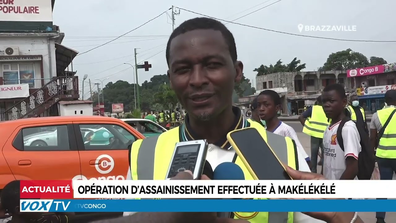 Opération d’assainissement effectuée à Makélékélé