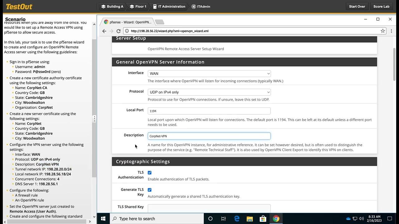 Testout network pro lab 10 4 3 tutorial youtube