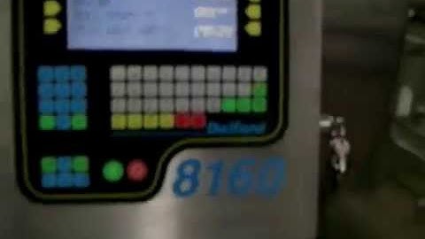Delford Model 8000 Checkweigher & Labelling Machine