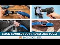 Fast and Easy Shop Vacuum Dust Hose Connections