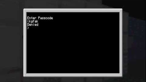 Minecraft: Advanced Computercraft lock door