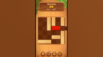 Unblock Sliding Block Puzzle Normal Level 64 #shorts