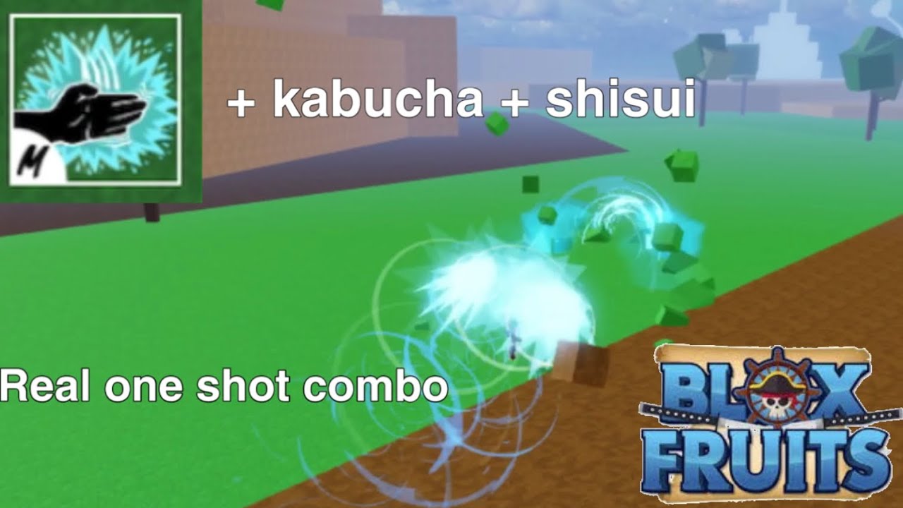 How to one shot combo with Dark + Sharkman karate in blox fruits(roblox) 
