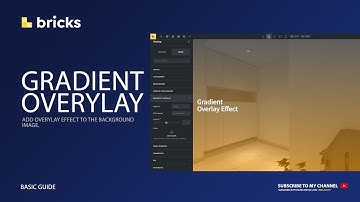 Bricks Builder - How to add gradient overlay effect to background image