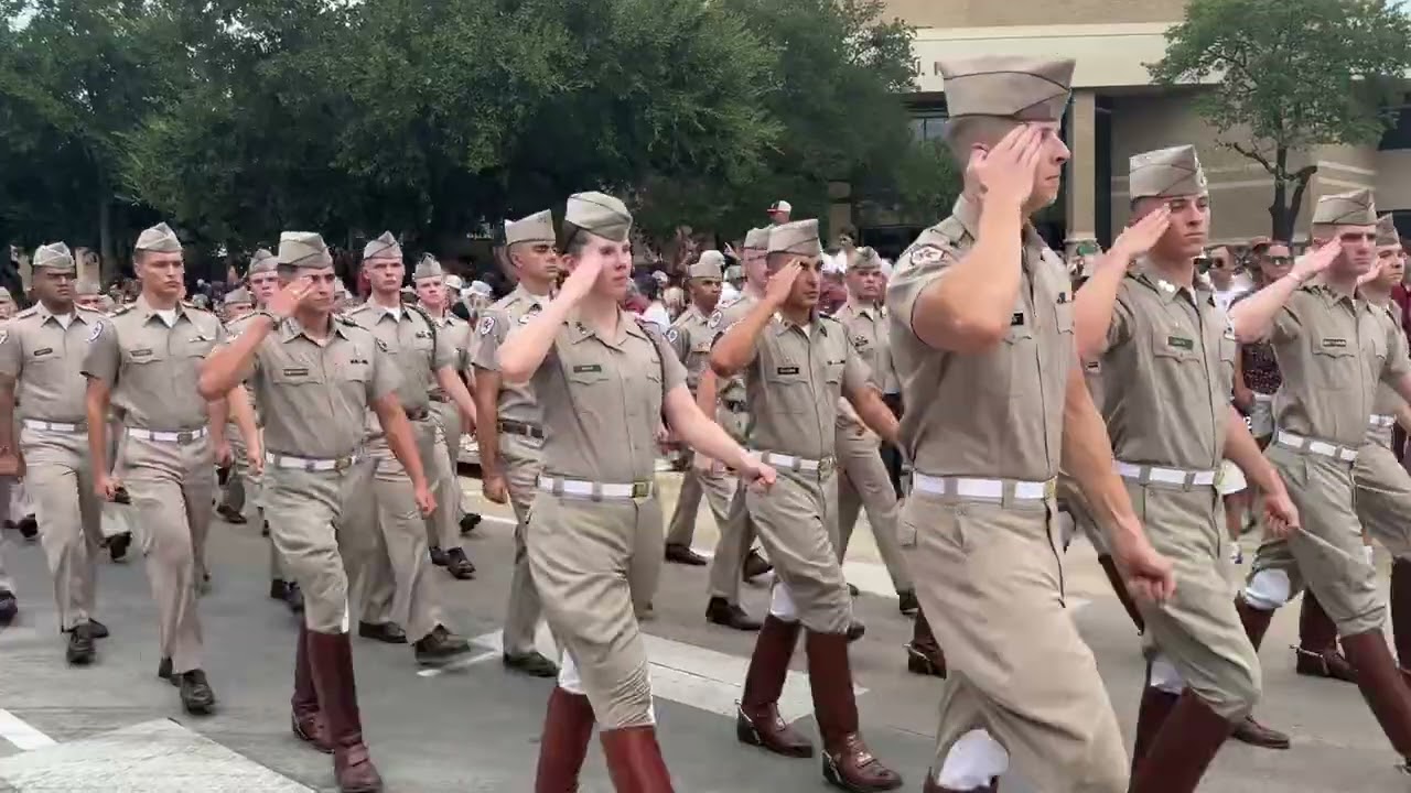 Brilliant Texas Aggie Corps Of Cadets First Step-off 2025 