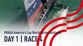 DAY 1 | RACE 4 | American Magic vs Emirates Team NZ | PRADA America's Cup World Series Auckland, NZ