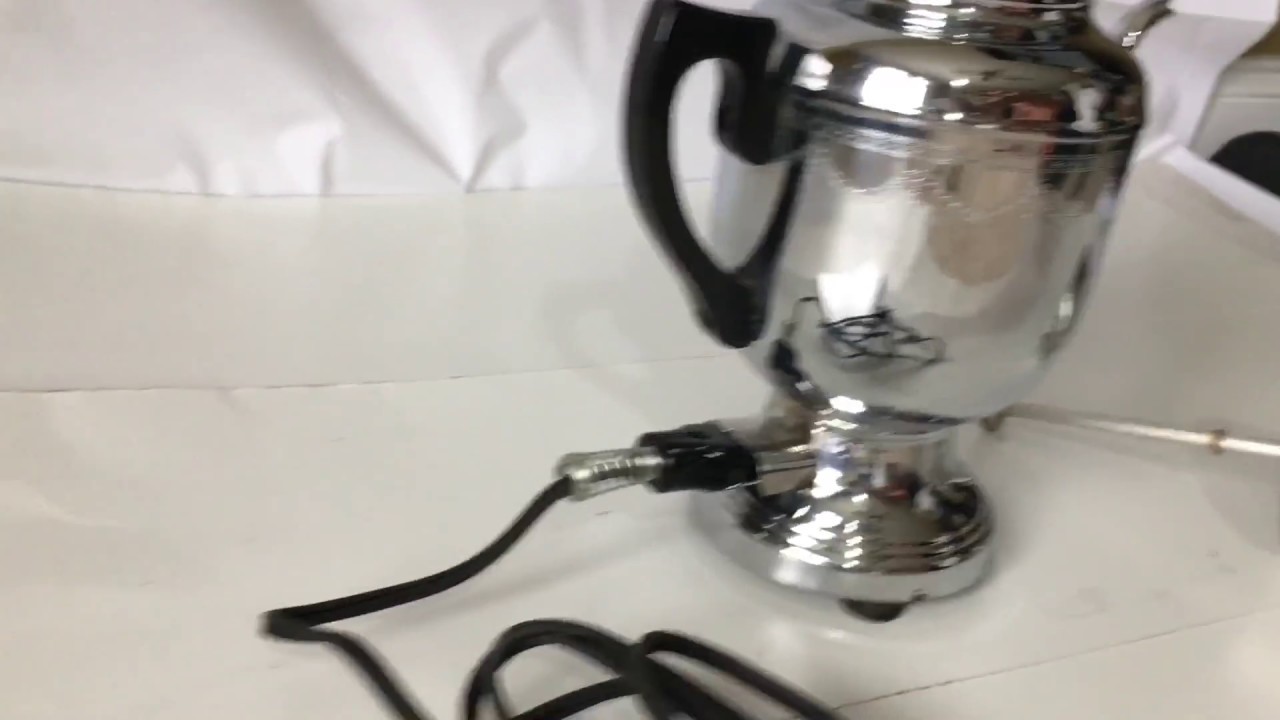 Vintage Farberware 206 Electric Percolator, 8 Cup, Working YouTube