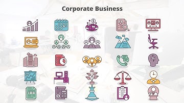 Corporate Business - Flat Animation Icons - FREE AFTER EFFECTS TEMPLATE