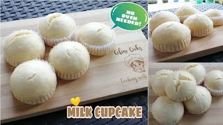 Ang MILK CUPCAKE na parang puto 😅 | soft and fluffy no bake cupcake | easy recipe screenshot 1