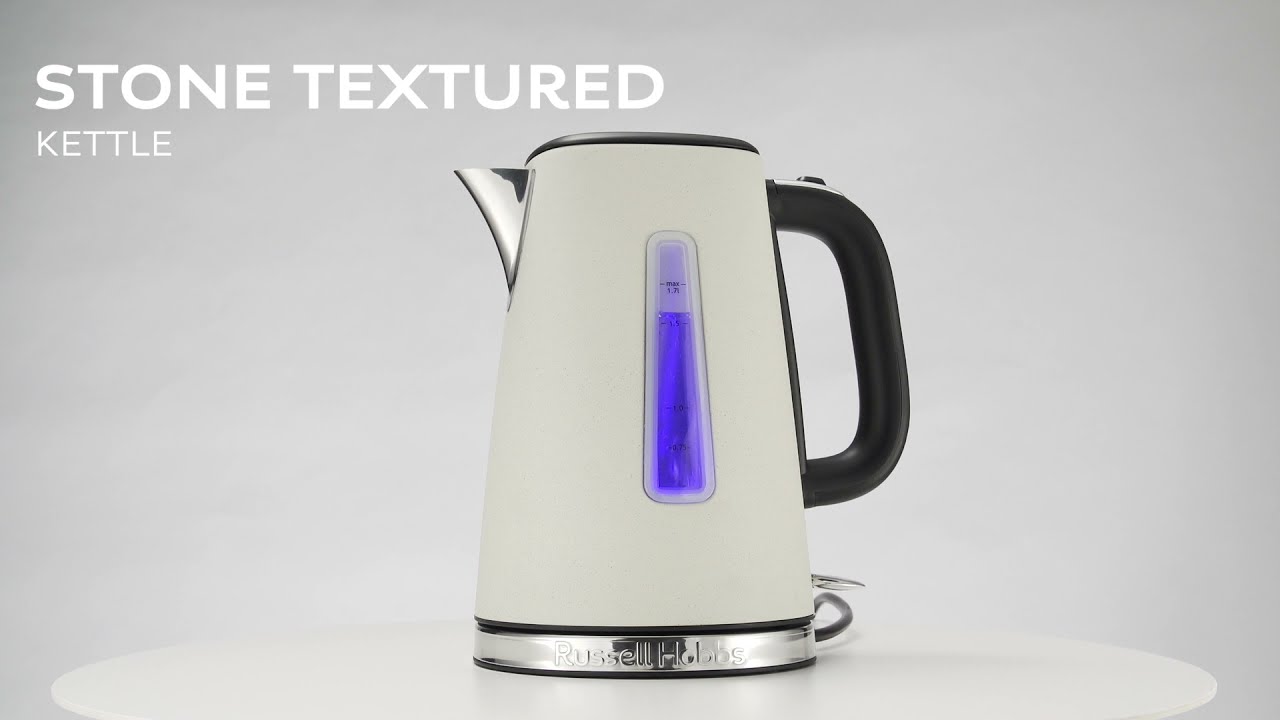 Stone Textured Kettle 360° RHK62STN Russell Hobbs YouTube