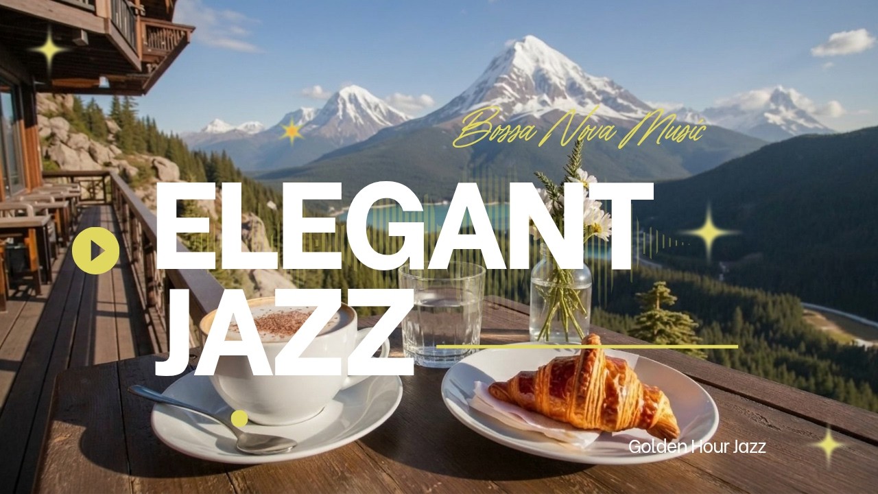 Mountain View Café with Relaxing Morning Jazz ☕🏔️ - Jazz Lounge - YouTube
