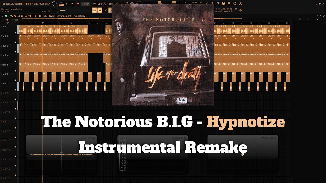 The Notorious B.I.G - Hypnotize Instrumental Remake