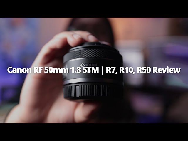 Canon R50 Camera and Canon RF 50mm F1.8 STM Lens