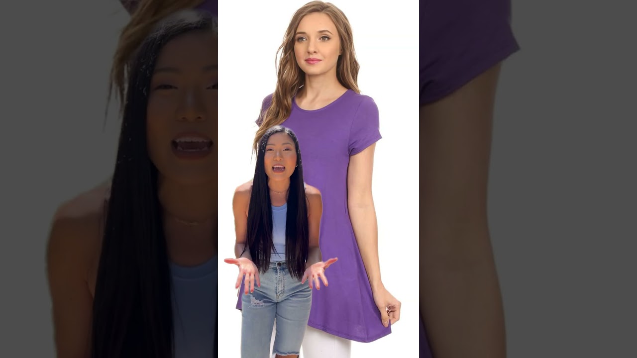 Short Sleeve Relaxed Fit Tunic Top with Pockets | Casual Everyday Comfort B0216