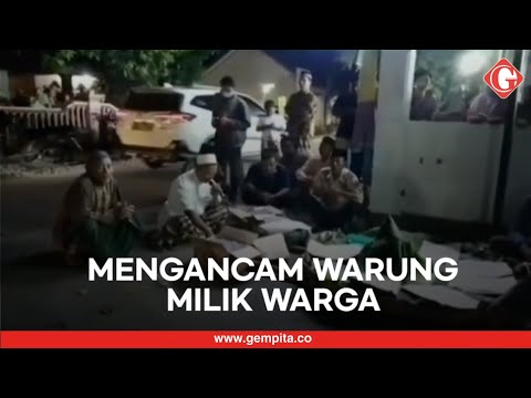 Warga Tuban Tolak Keberadaan Minimarket Diwilayahnya dengan Doa Bersama dan Tumpengan