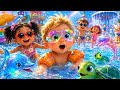Splish Splash Water Park! | Kids 3D Nursery Rhymes &amp; Songs 🌊👶