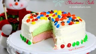 m&m's Christmas Cake