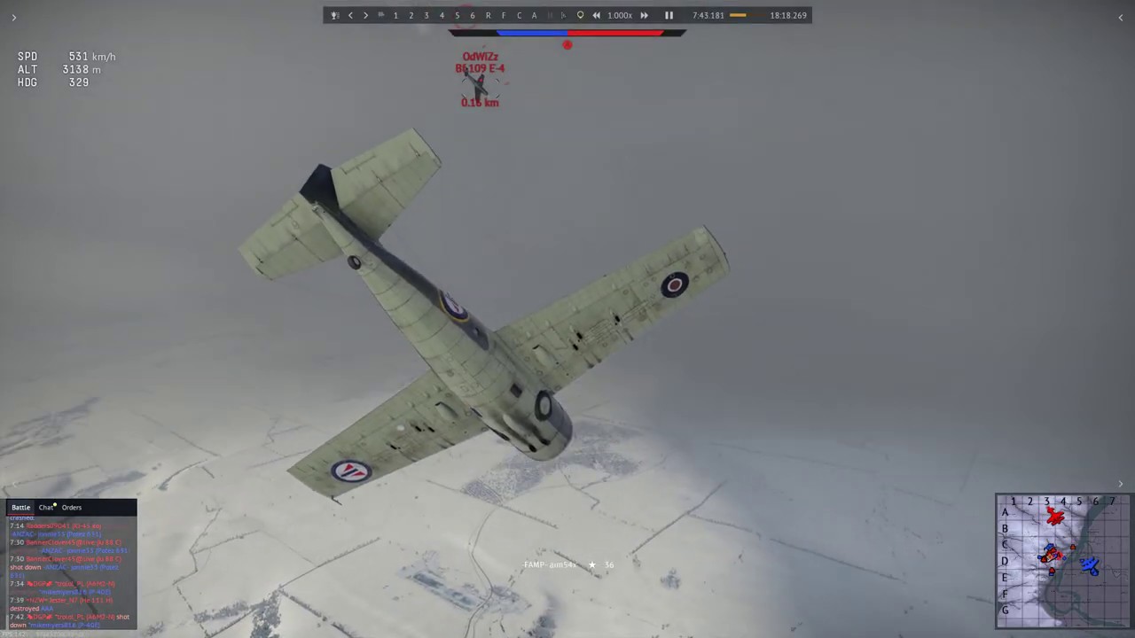 Warthunder - Martlet IV - Surprise In The Snow