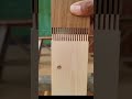 Grafting skill that transforms two wood pieces into one solid joint #woodworking #DIY #carpentry
