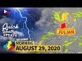 Severe Tropical Storm #JulianPH Weather update today AM | SATURDAY August 29, 2020 Weather Forecast