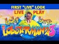 Lucky larrys lobstermania 3  first live look  live play  bonus  slot machine bonus