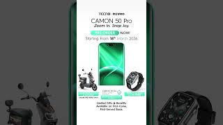 CAMON 50 Pro: Preorders open!