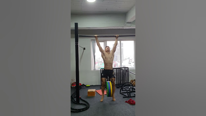 Kéo xà đơn đeo 50kg tạ - Pull up 50kg