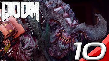 DOOM (2016) - Walkthrough Part 10 - Lazarus & Cyberdemon Boss Fight (1080P 60FPS)