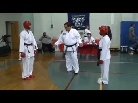 Autumn Raven vs. Daisy Garcia in Continuous Taekwondo Sparring