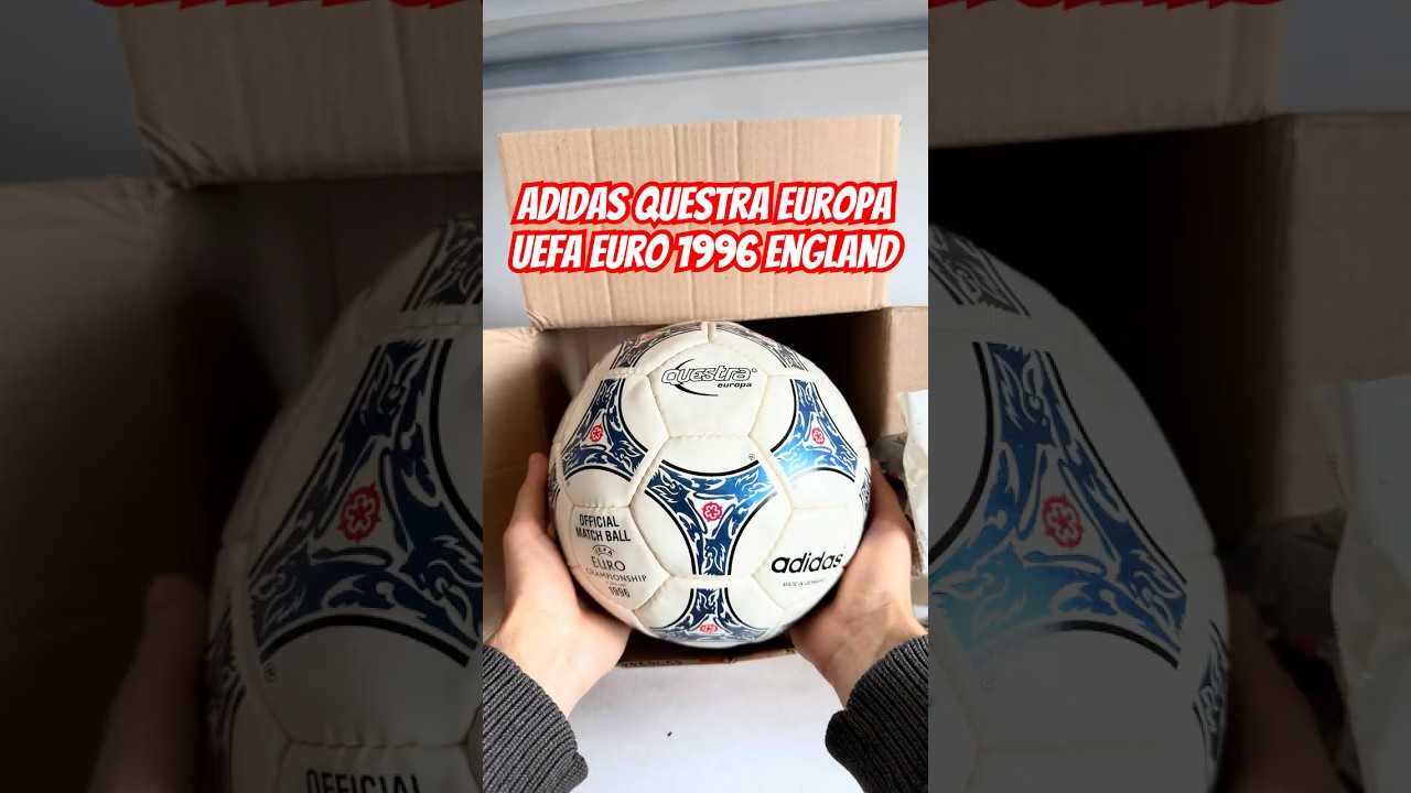 Adidas Questra Europa Euro 1996 England asmr unboxing - YouTube