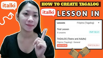 HOW TO CREATE A LESSON IN ITALKI | STEP BY STEP PROCESS | THIS 2021