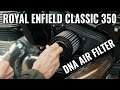 Filtre  air adn  rvision et installation  royal enfield classique 350