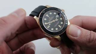 Rose Gold Rolex Yacht-Master 268655 Luxury Watch Review - YouTube