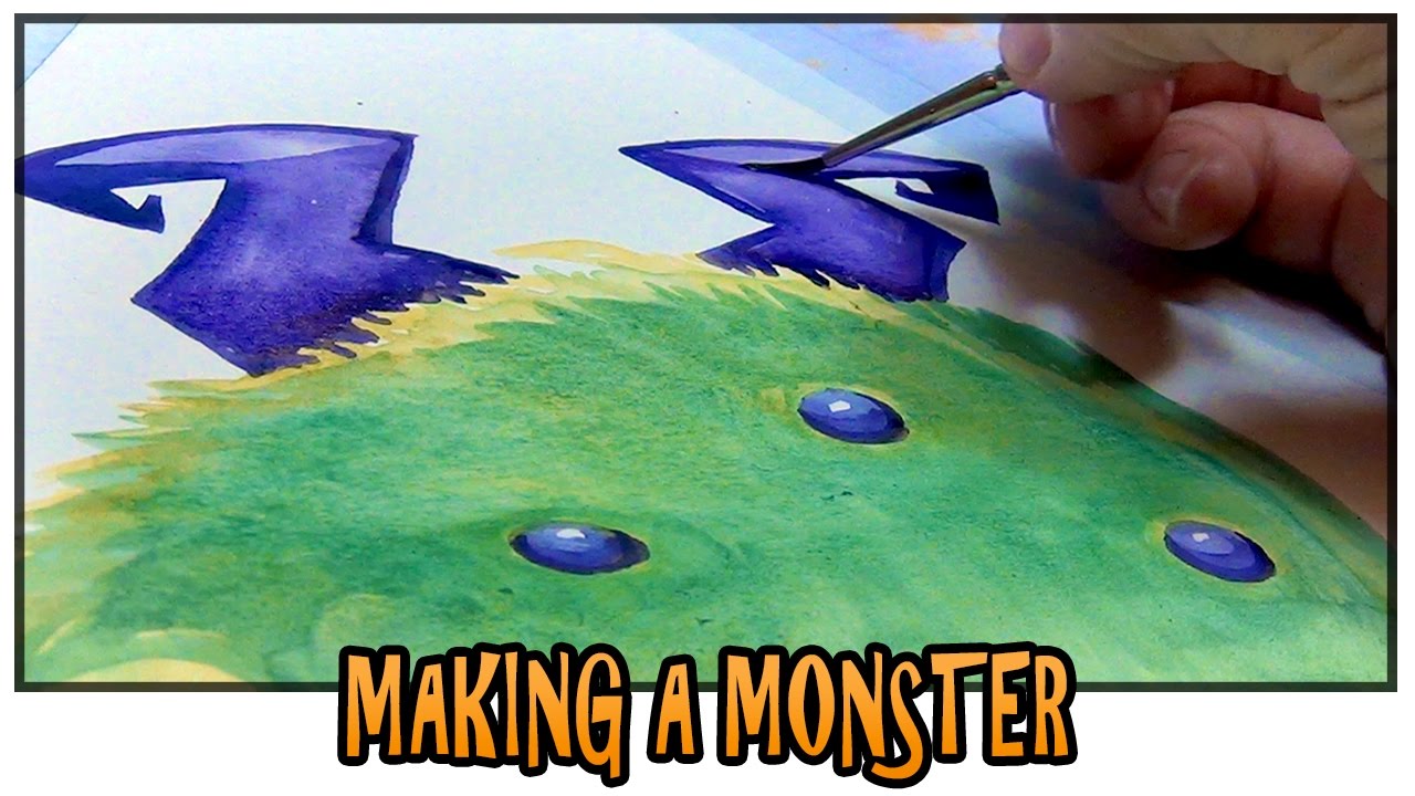 Making a Monster | TIMELAPSE ART