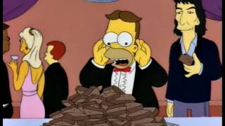 Homer Meets George Harrison