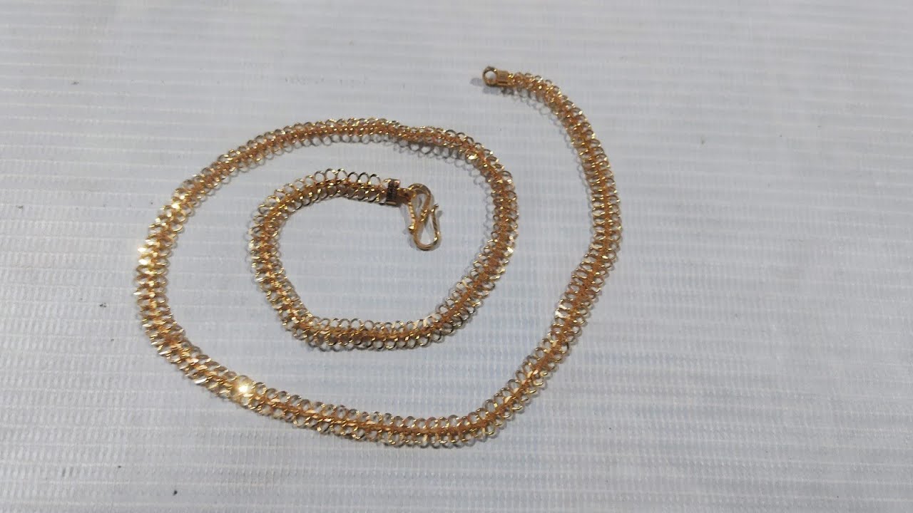 how to make gold single Bhatia chain সোনার সিঙ্গেল ভাটিয়া চেন (মাছের ...
