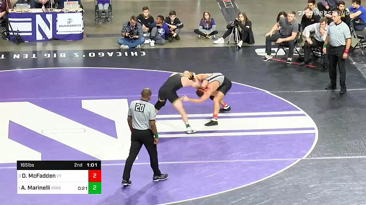 165 LBS #1 Alex Marinelli (Iowa) vs. #3 David McFa...