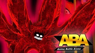 TRANSFORMING into the NINE-TAILS in Roblox Anime Battle Arena