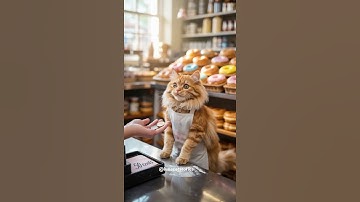 A Hungry Cat Who Works to eat #catnip #shortvideocartoon #matercat #catcartoon #catvideos