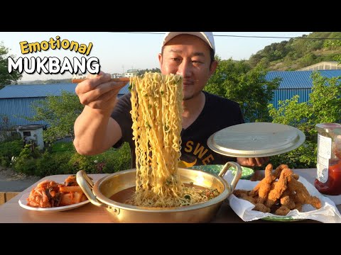 New <strong>Instant</strong> noodles &amp;amp; Yonggari Chicken Nugget MUKBANG EATING <strong>SHOW</strong>