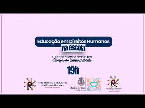 Curso em EDH na Escola - Desafios do tempo presente!